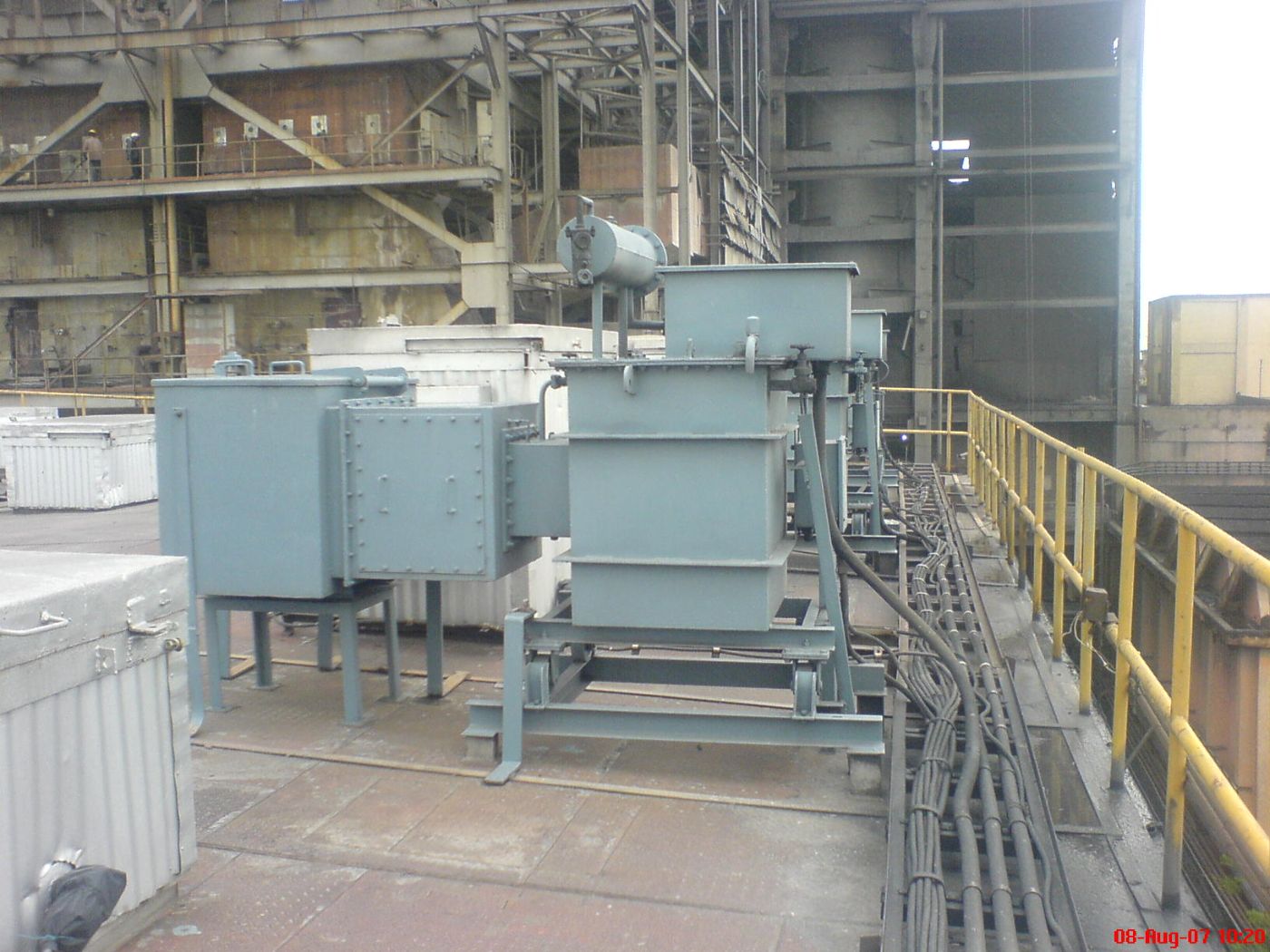 Transformer rectifier set installed and recommissioned on an ESP